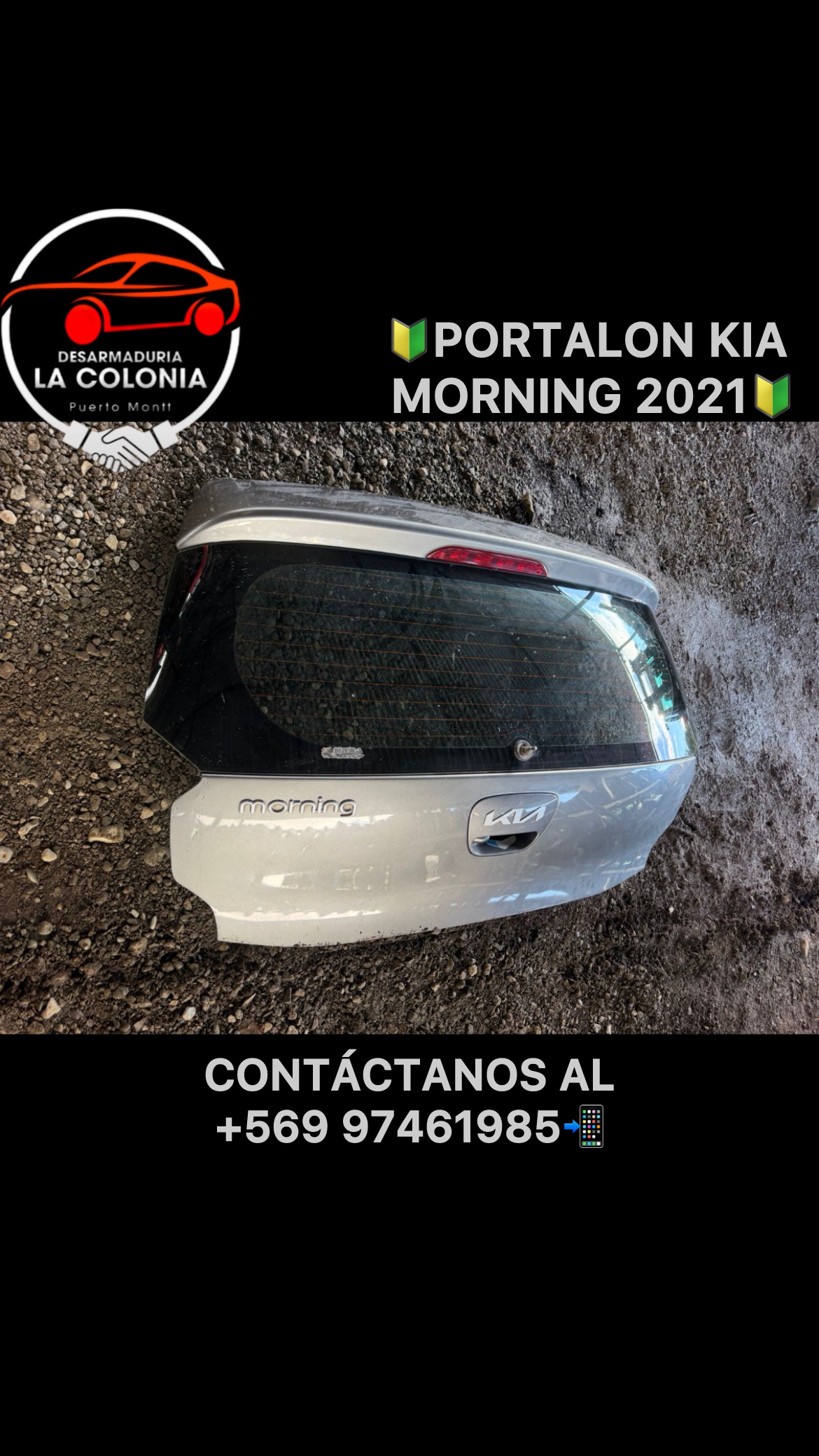 Portalón kia morning 2021
