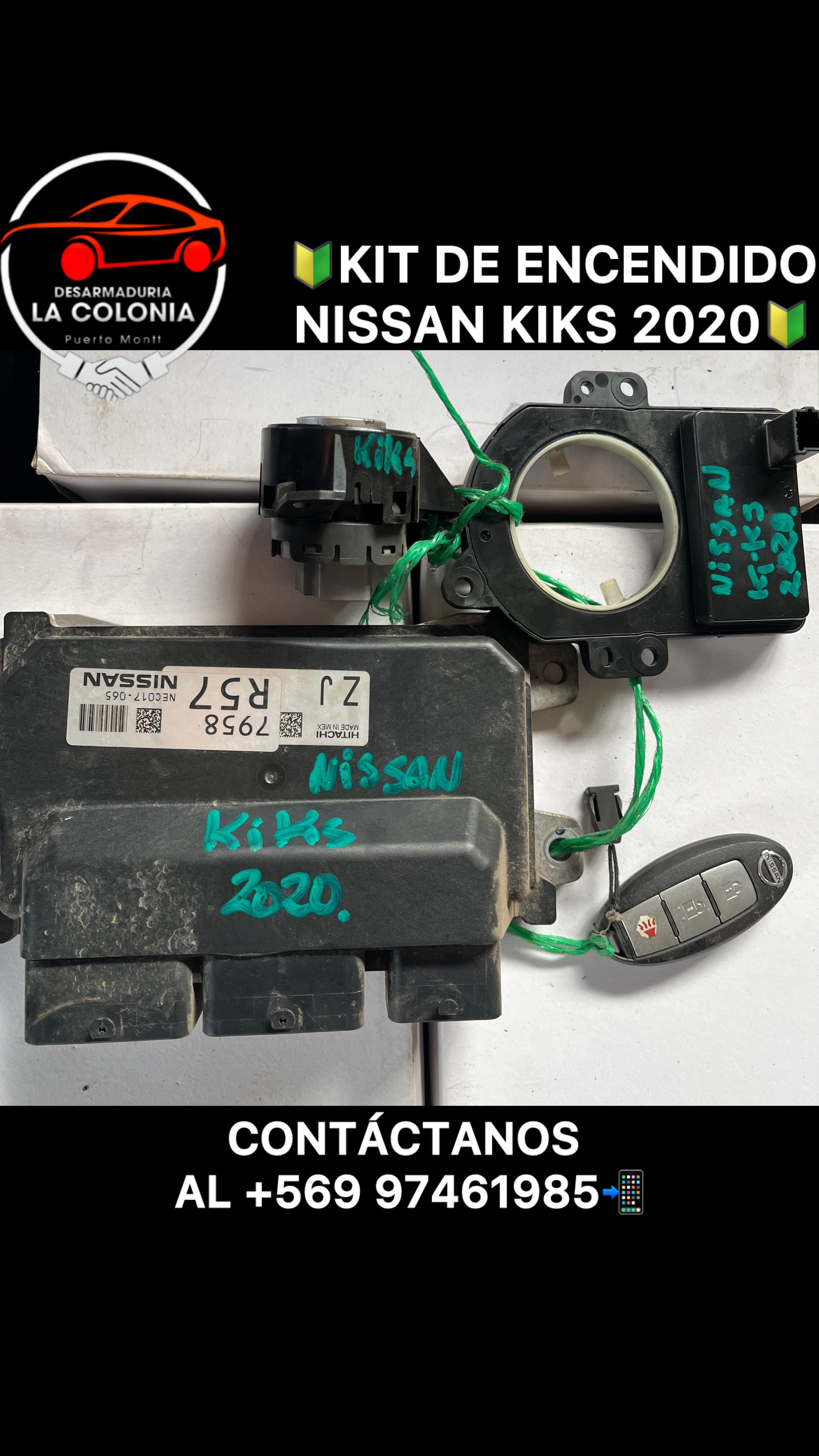 Kit encendido nissan kiks 2020