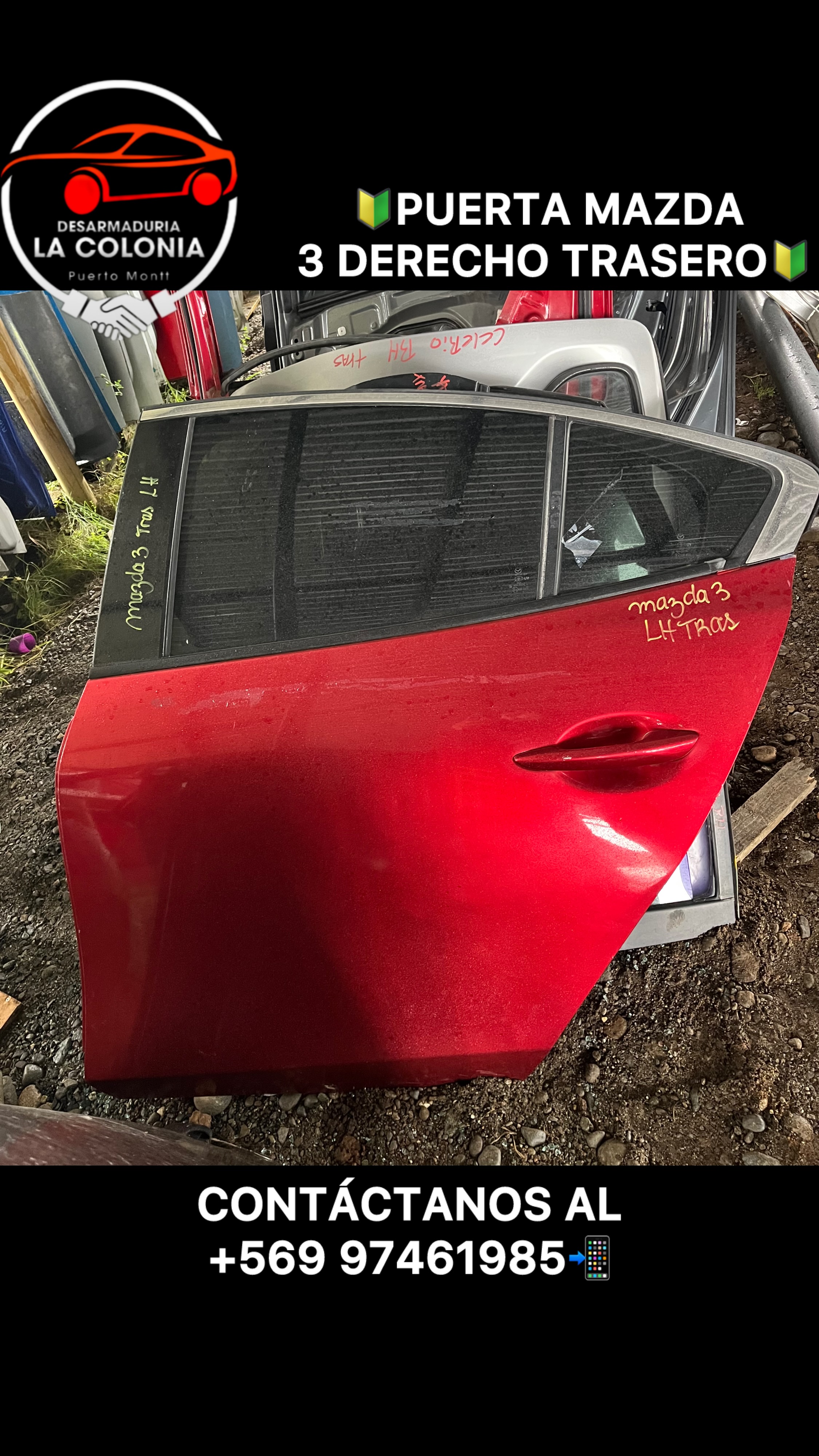 Puerta mazda 3 derecho trasero