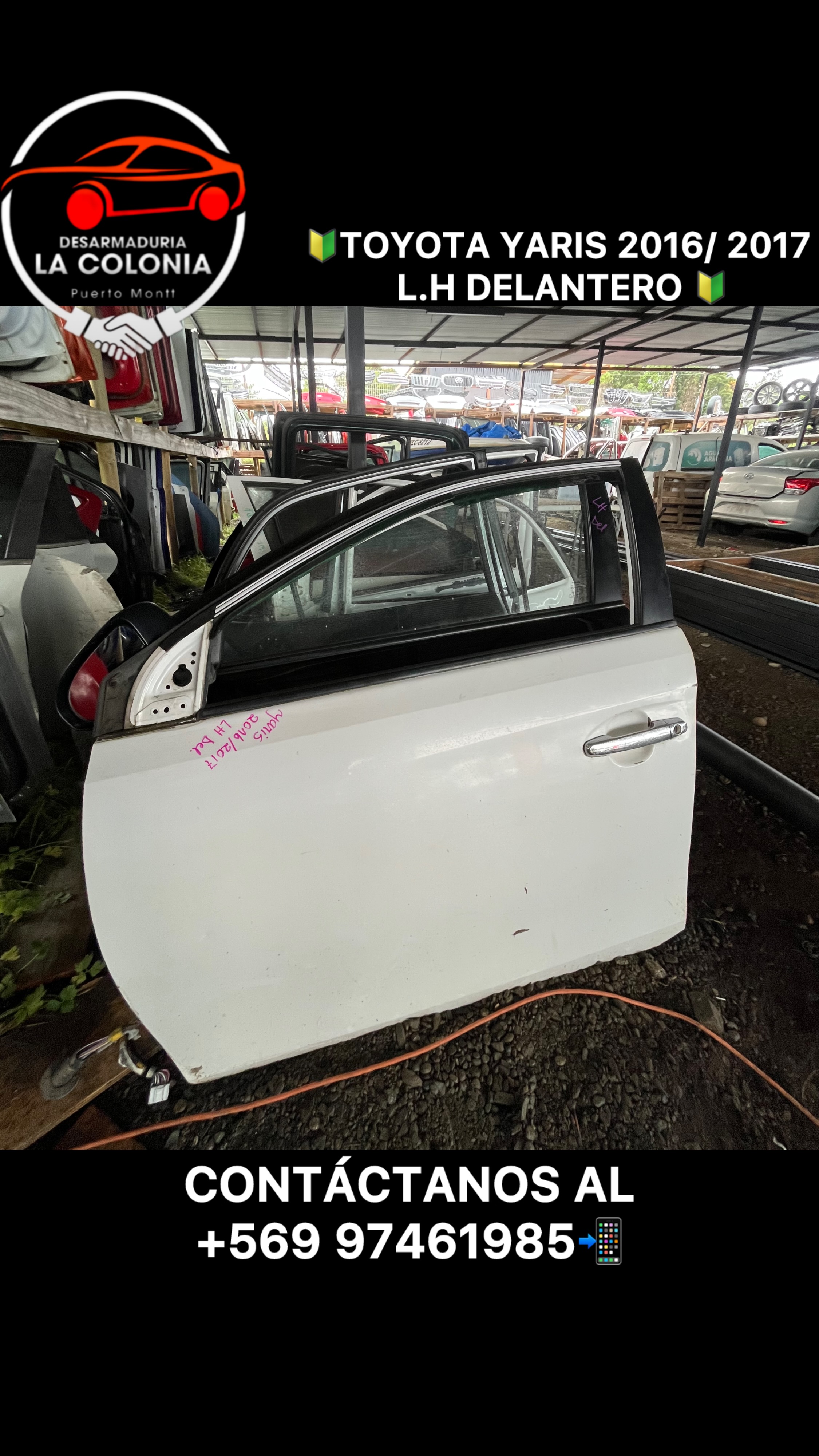 Puerta toyota yaris 2016/2017 L.H delantero
