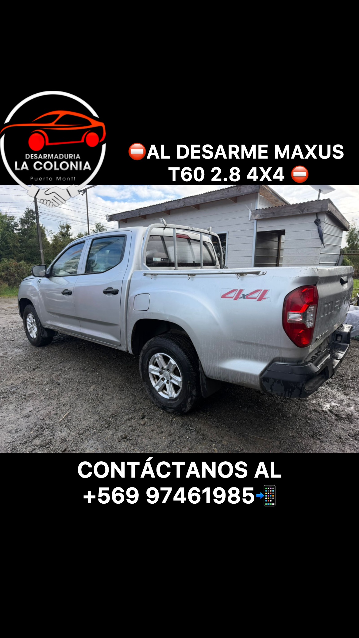 Al desarme maxus T60 2.8 4x4