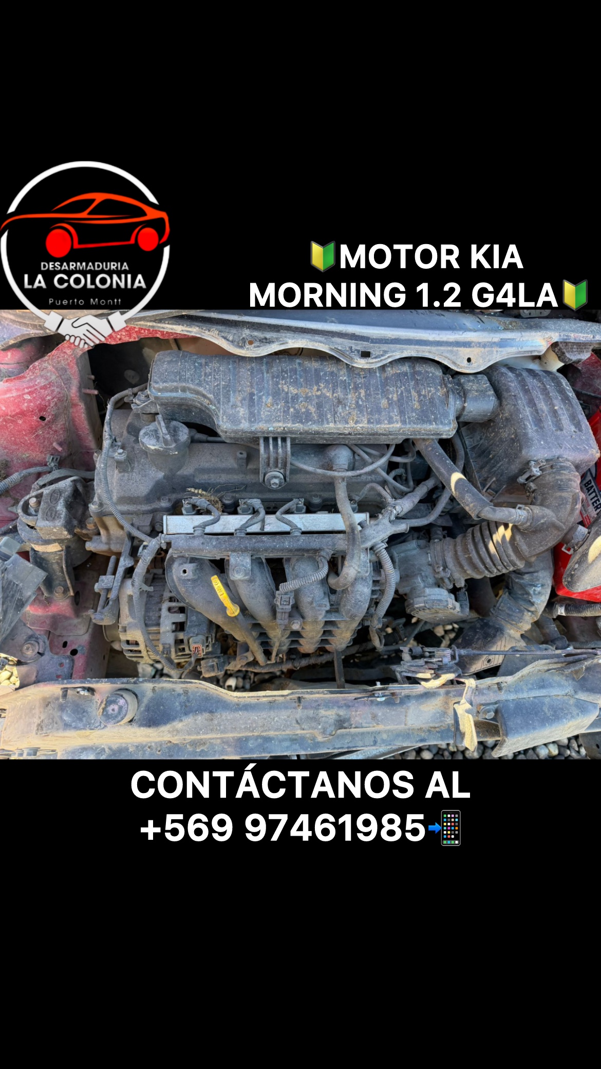 Motor kia morning 1.2 g4la