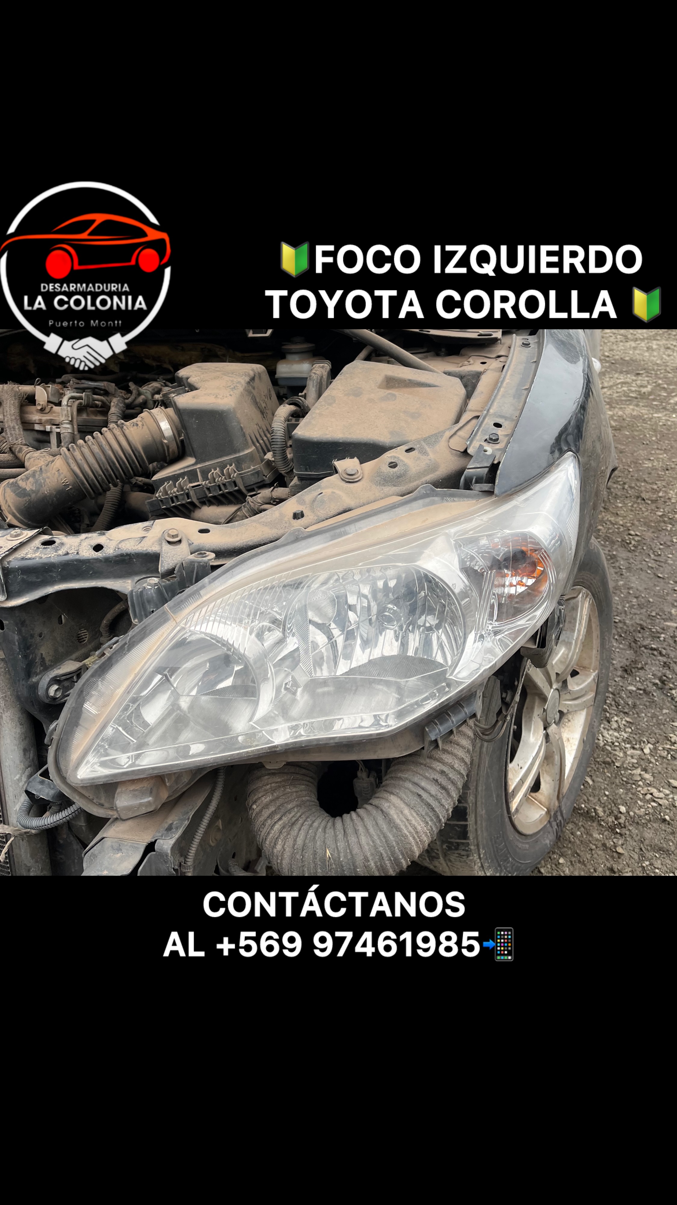 Foco izquierdo Toyota corolla