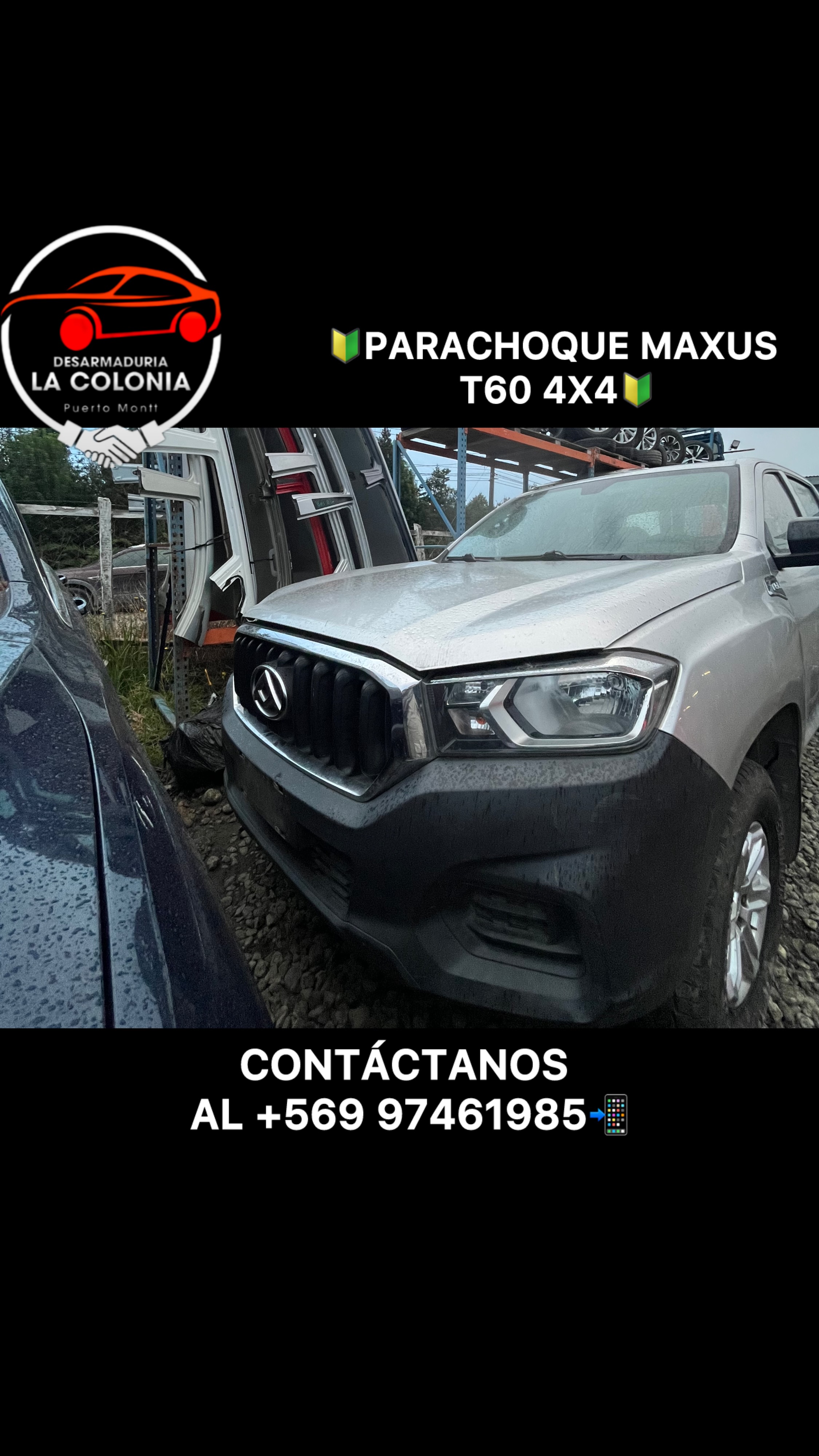 Parachoque maxus t60