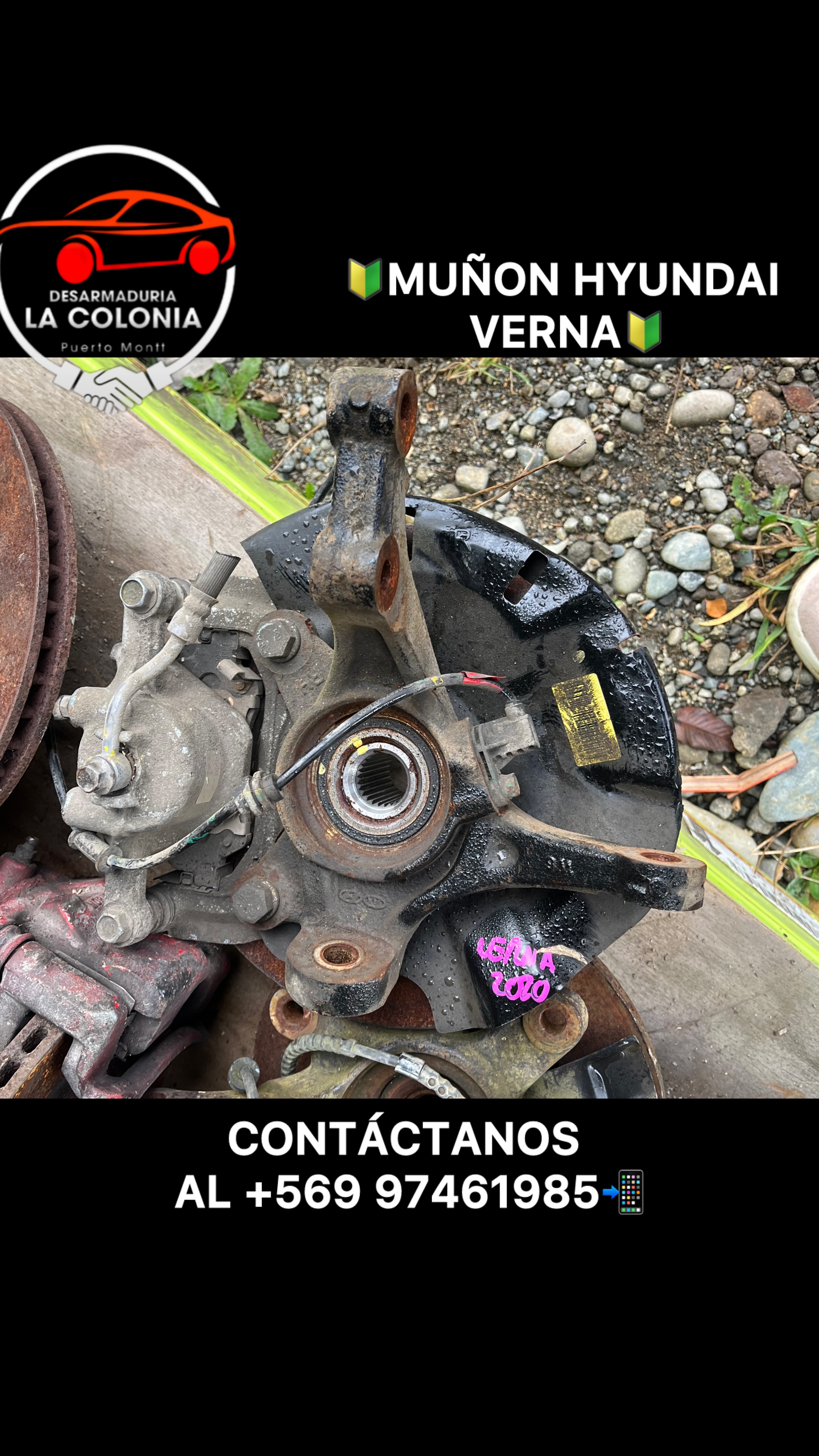 Muñon Hyundai verna