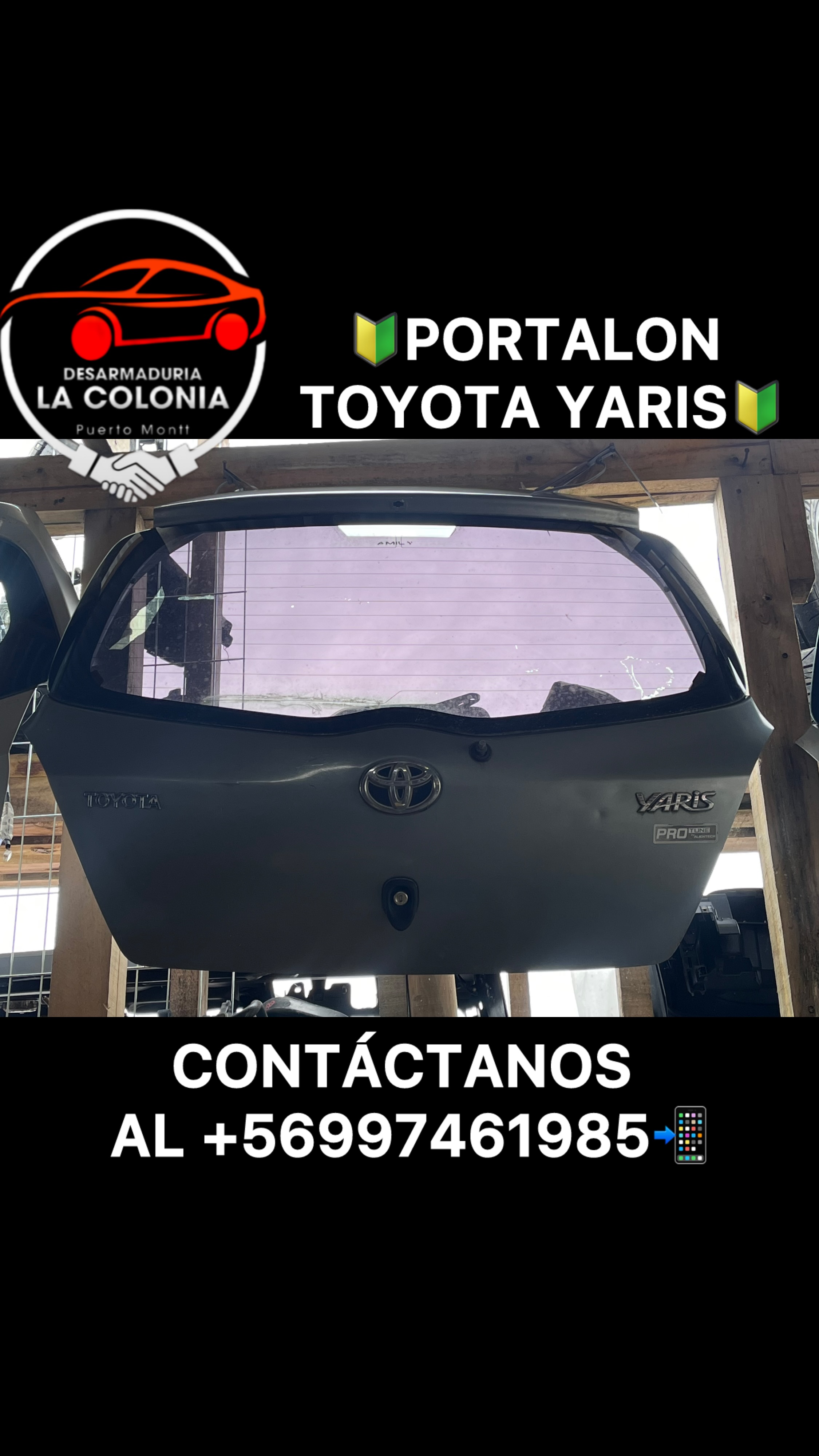 Portalón toyota yaris