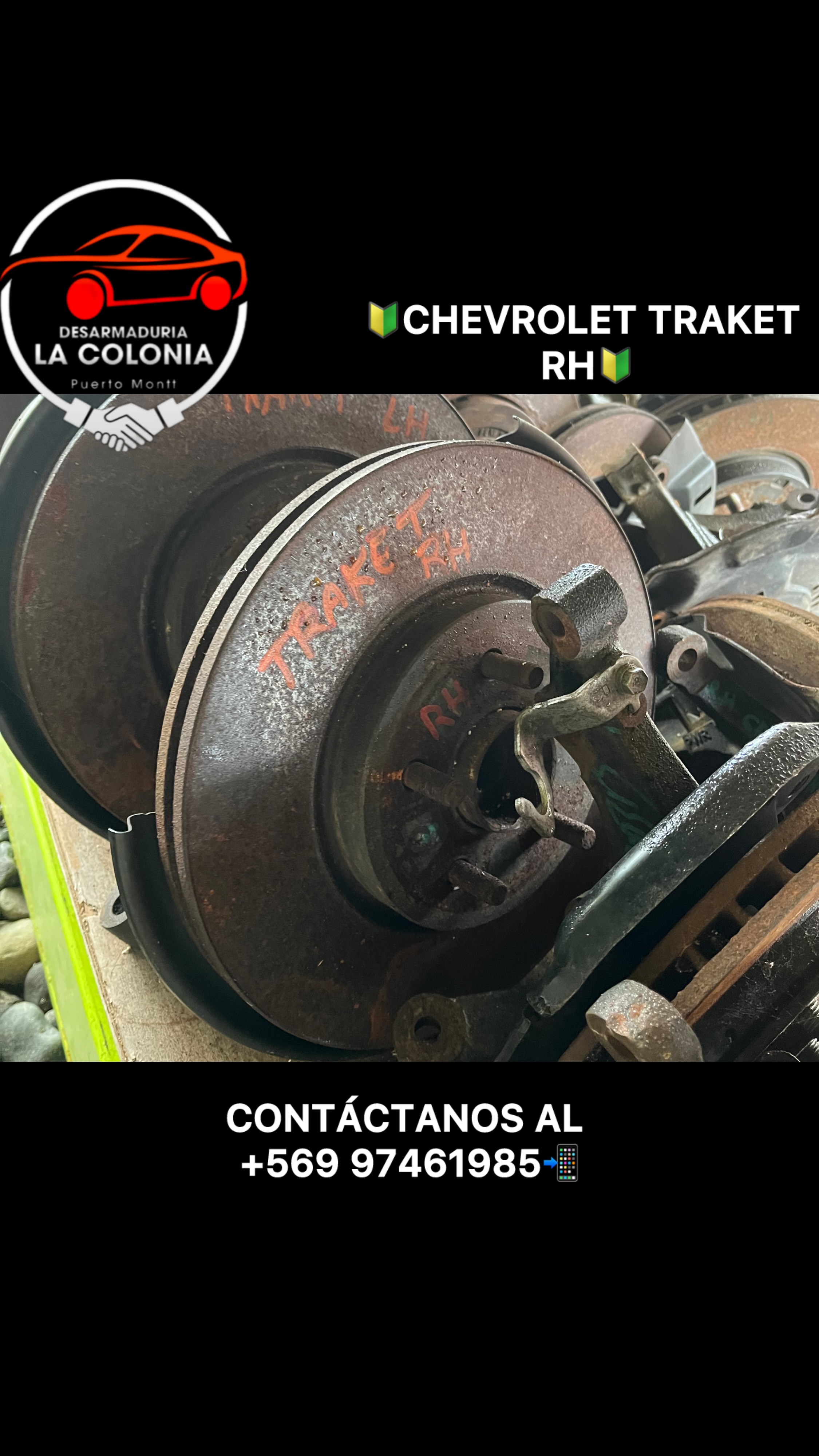 Muñon Chevrolet tracket rh