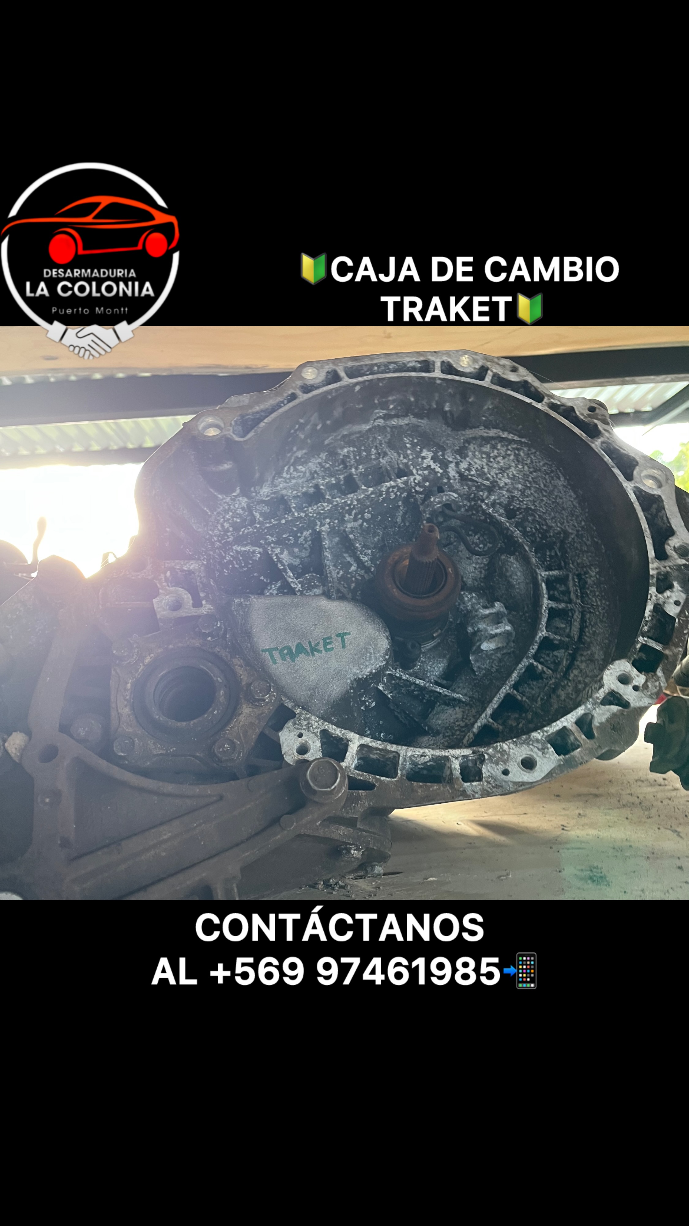 Caja cambio tracket