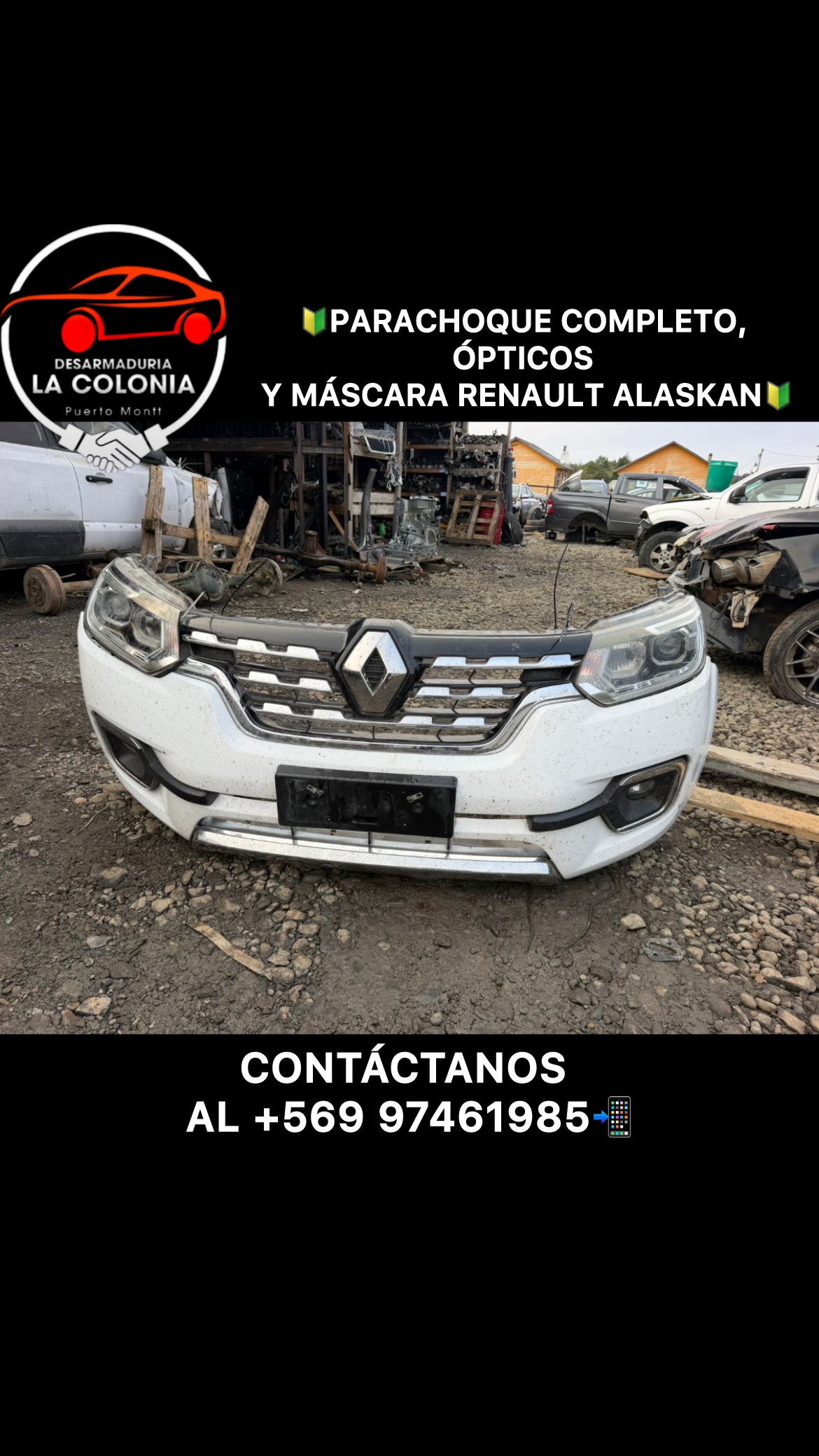 Parachoque completo renault alaskan