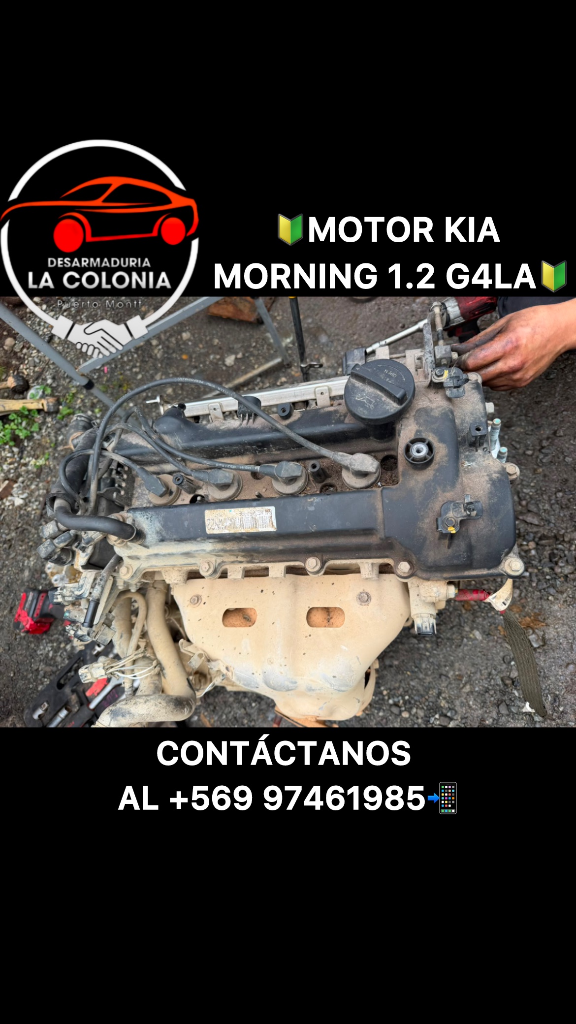 Motor kia morning 1.2 g4la