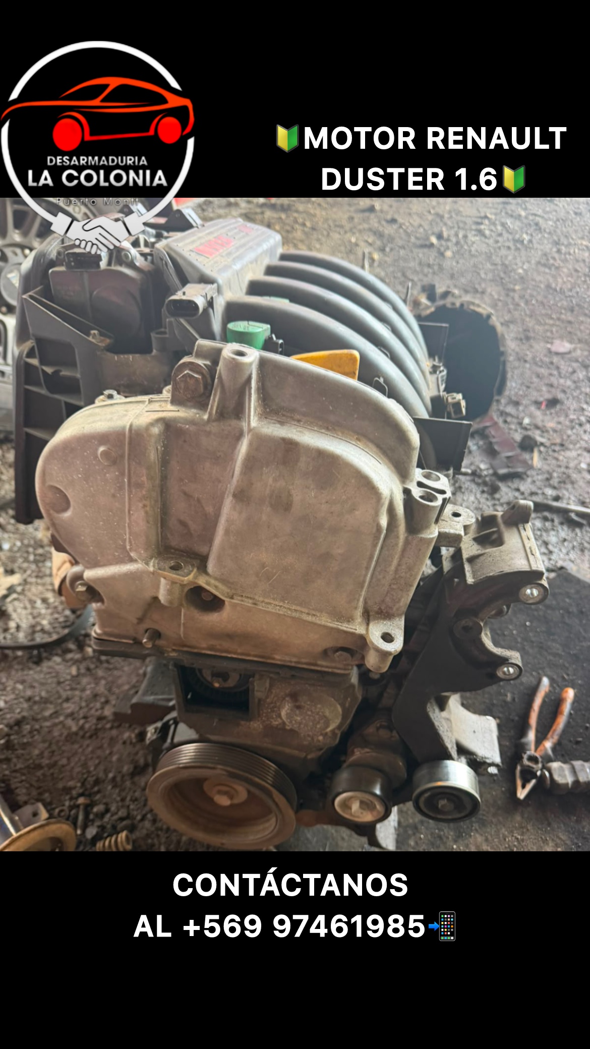 Motor Renault duster 1.6
