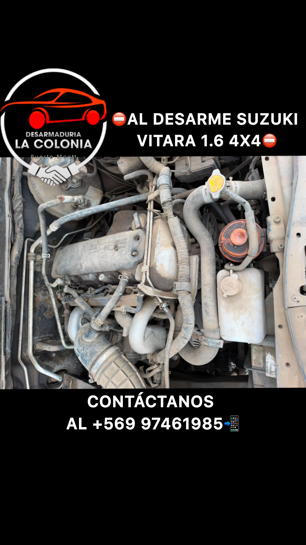 Motor suzuki vitara 1.6 4x4