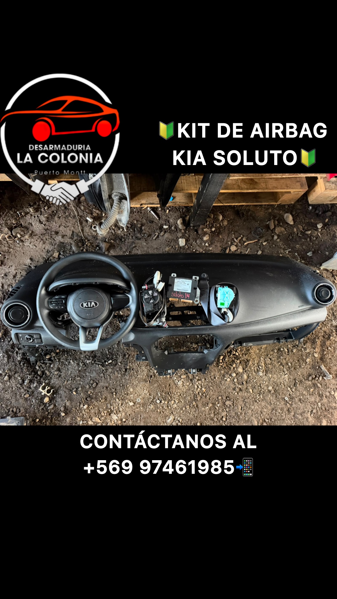 Kit airbag kia soluto