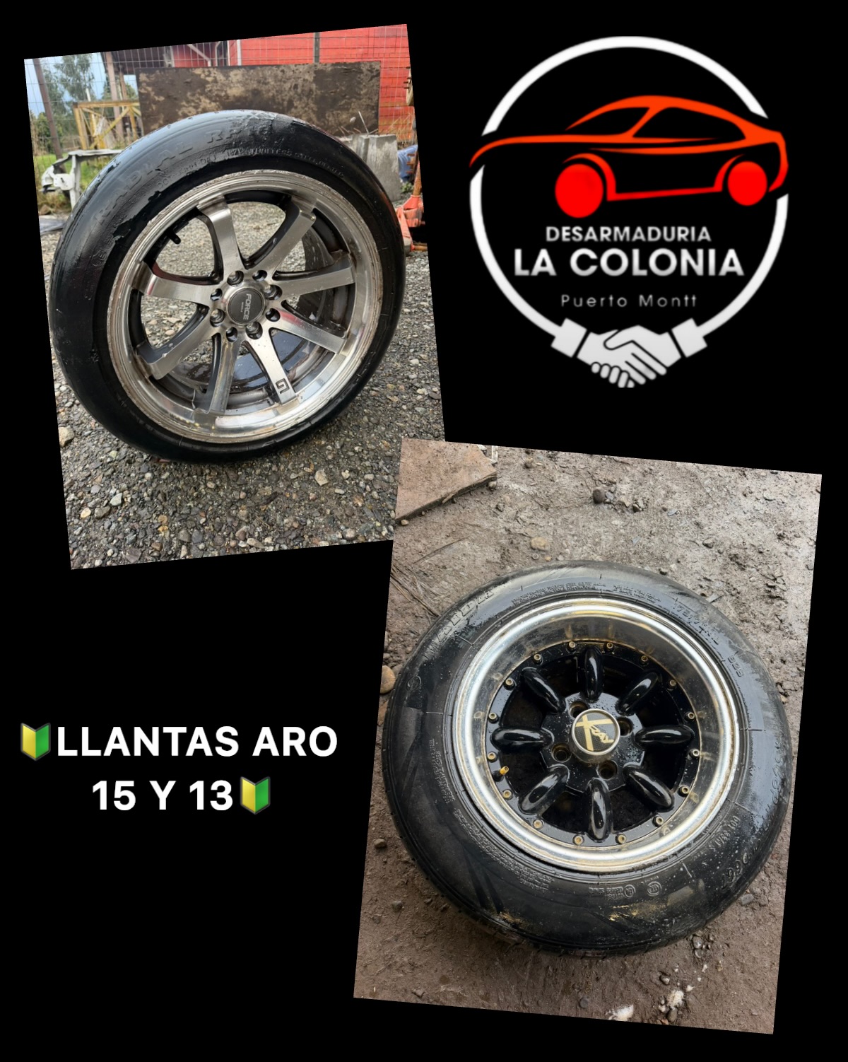 Llantas aro 13 y 15