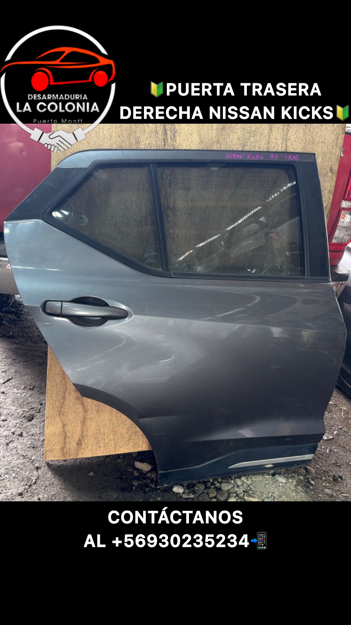 Puerta trasera derecha Nissan kicks