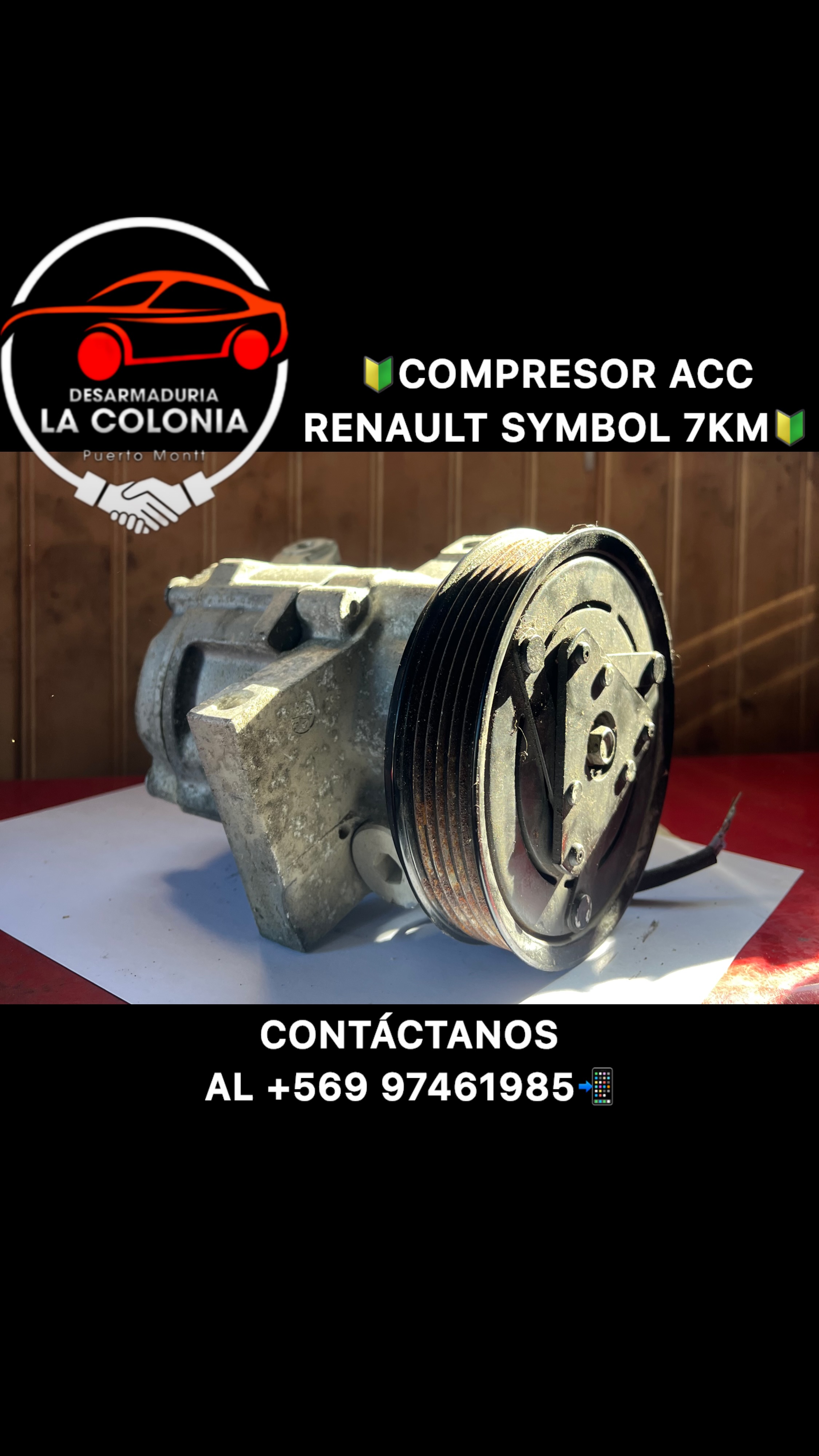 Compresor acc renault symbol 7km