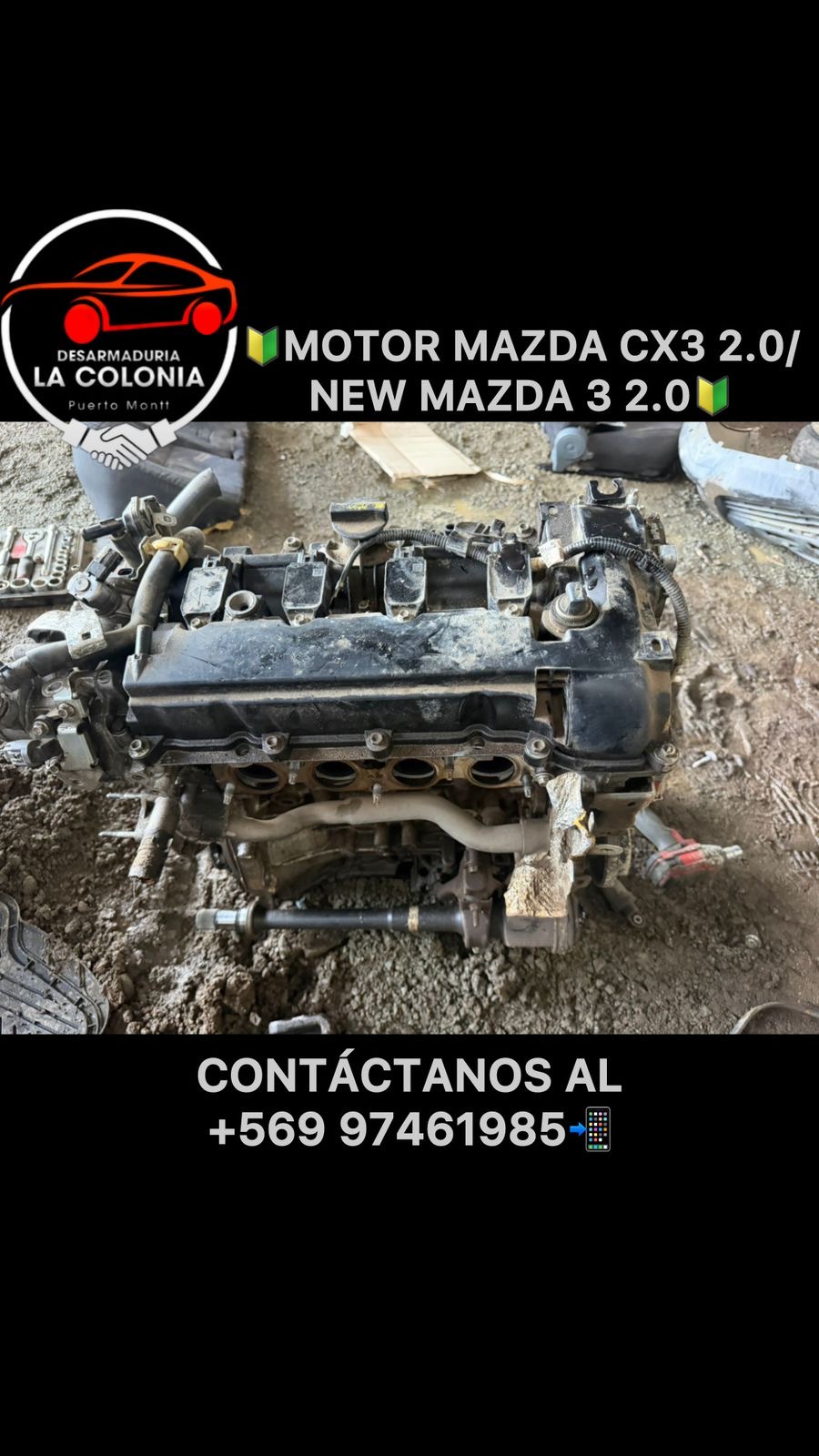 MOTOR MAZDA CX3 2.0 NEW MAZDA 3 2.0