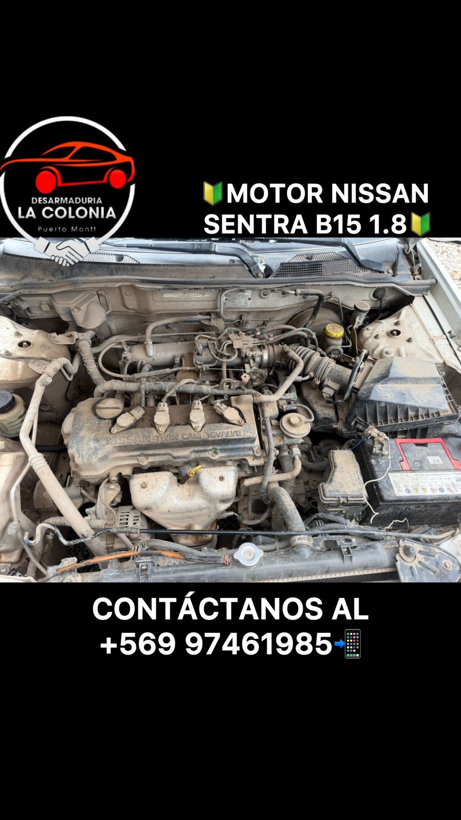 MOTOR NISSAN SENTRA B15 1.8