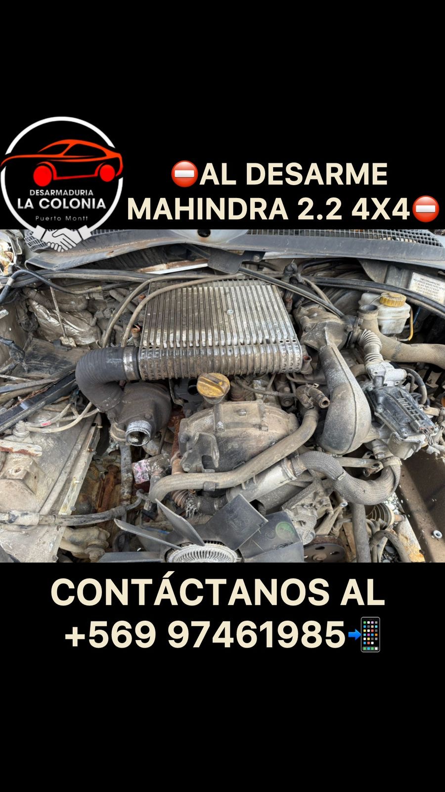 MOTOR MAHINDRA 2.2 DIÉSEL