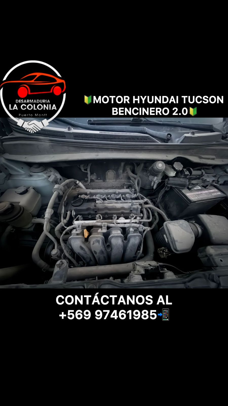 MOTOR HYUNDAI TUCSON 2.0 BENCINERO