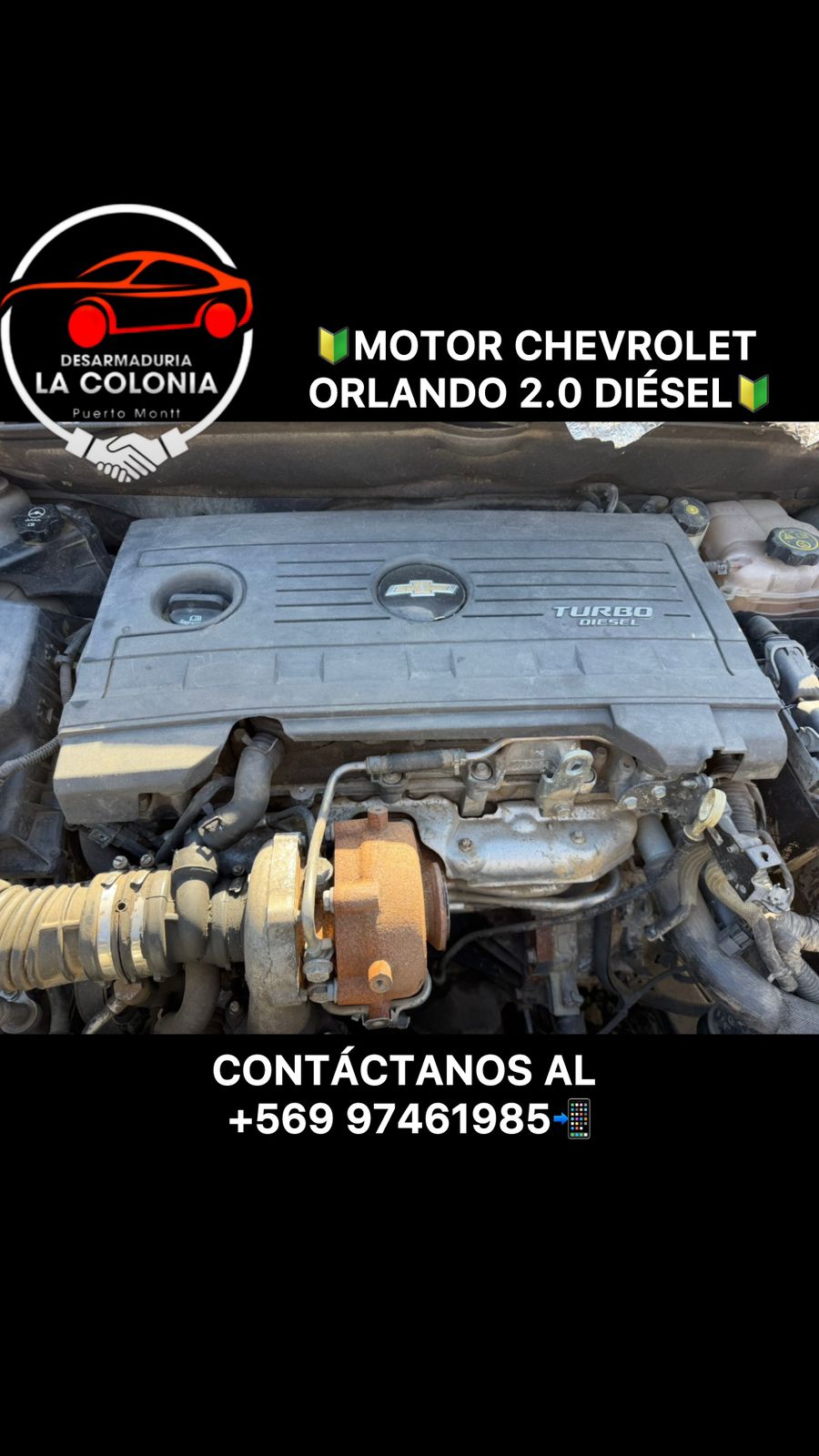 MOTOR CHEVROLET ORLANDO 2.0 DIÉSEL