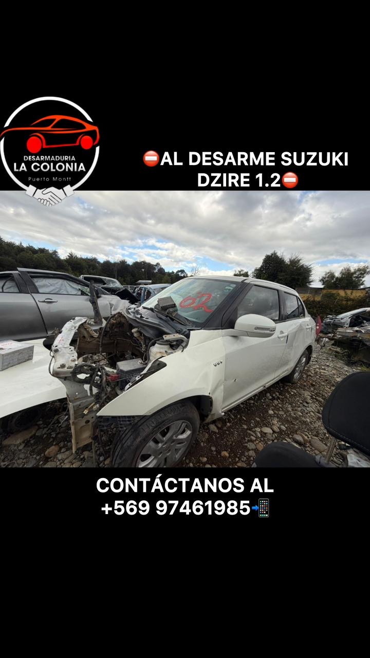 SUZUKI DZIRE 1.2 AÑO 2016